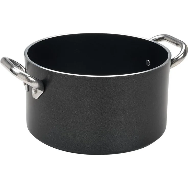 Pentole Agnelli Kasserolle ALSA2104SS36 Alblack B-Crist Cm36