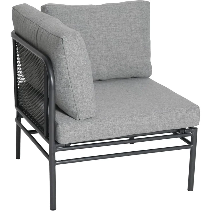 Greemotion 'Toulouse' Lounge-Set 2-teilig, hellgrau / anthrazit 180/210 x 42 x 70 cm – Bild 7