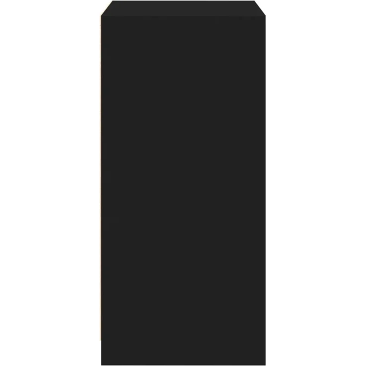 vidaXL Kleiderschrank Schwarz 48x41x102 cm Holzwerkstoff 840829 – Bild 9