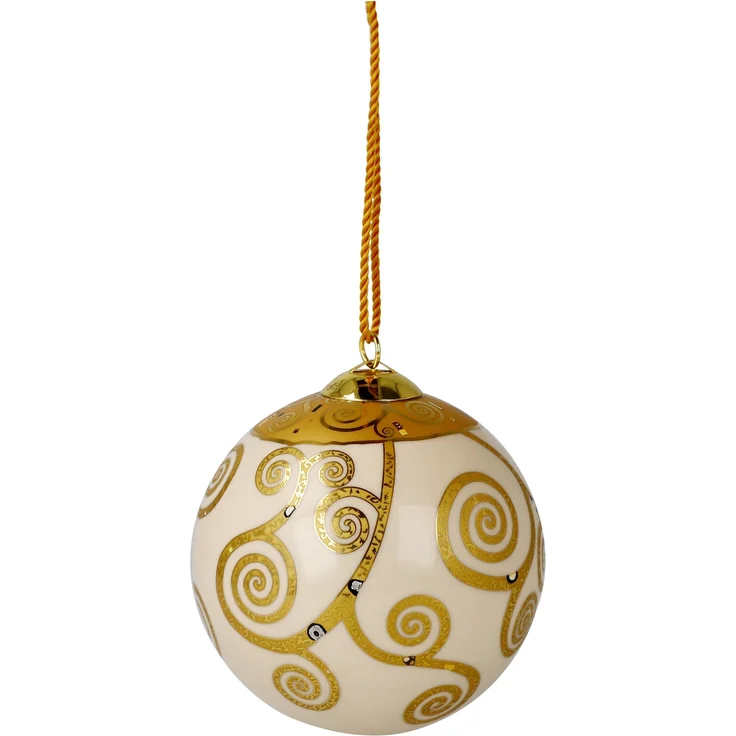 Goebel / Gustav Klimt - Der Lebensbaum,Kugel,7,5cm x 7,5cm x 7,5cm / Porzellan / 7,5cm x 7,5cm x 7,5cm – Bild 3