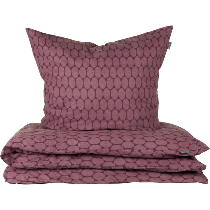 Schiesser Bettwäscheset Drops - Feinbiber - 2-teilig - 135 x 200 cm - Mauve – Bild 5