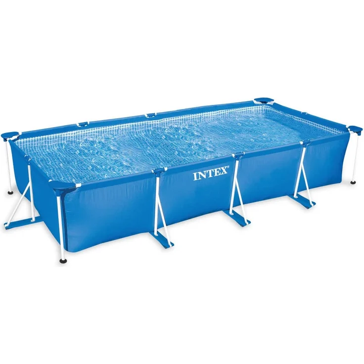 Intex 'Frame Swimming Pool Set Serie Family I', blau, 220 x 150 x 60 cm, rechteckig – Bild 1