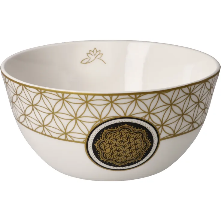Goebel Lotus Yin Yang LO FB SC Blume des Lebens weiß 23500821