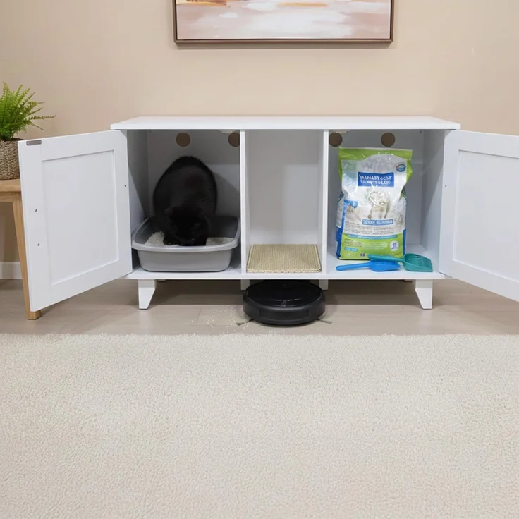 XXL Katzenschrank für Katzenklo 10052208_49 – Bild 5