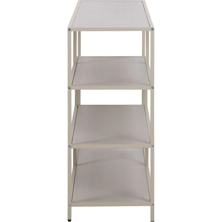 ACTONA GROUP Bücherregal Seaford - Mehrzweckregal & Raumteiler, modern, Metall, Asymmetrisch, stabil & viel Stauraum, zeitloses Design, 6 Regalböden – Bild 4