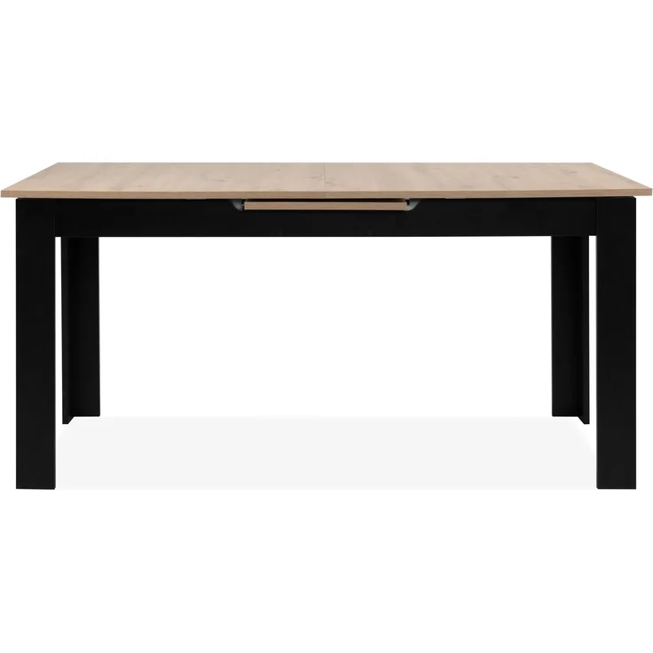 Kulissentisch >Birmingham< ausziehbar bis 200cm, in Artisan Eiche Dekor / Schwarz - 160/200x75x80 (BxHxT) – Bild 5