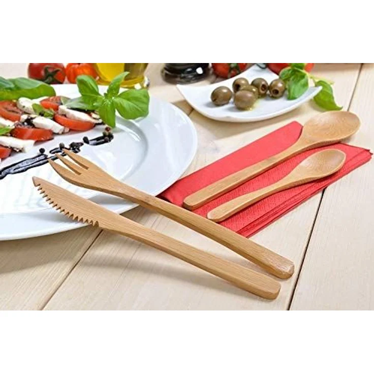 Geschenkset - BAMBUS Besteckset 41-teilig inkl. Box – Bild 4