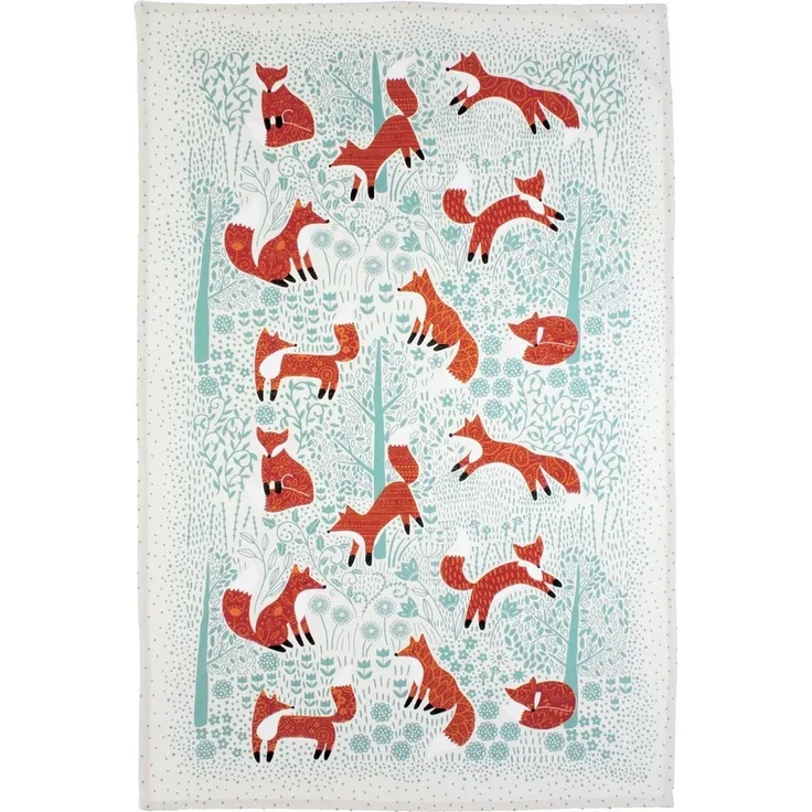 Ulster Weavers Geschirrtuch Foraging Fox, (Set, 1-tlg, 1-teilig), 100% Baumwolle 48x74cm Küchentuch
