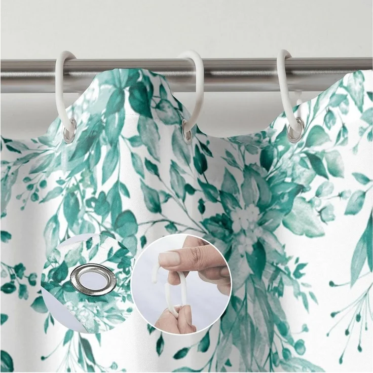 M&W DAS DESIGN Duschvorhang Shower curtains 100% Wasserdicht Duschvorhang anti schimmel Waschbar