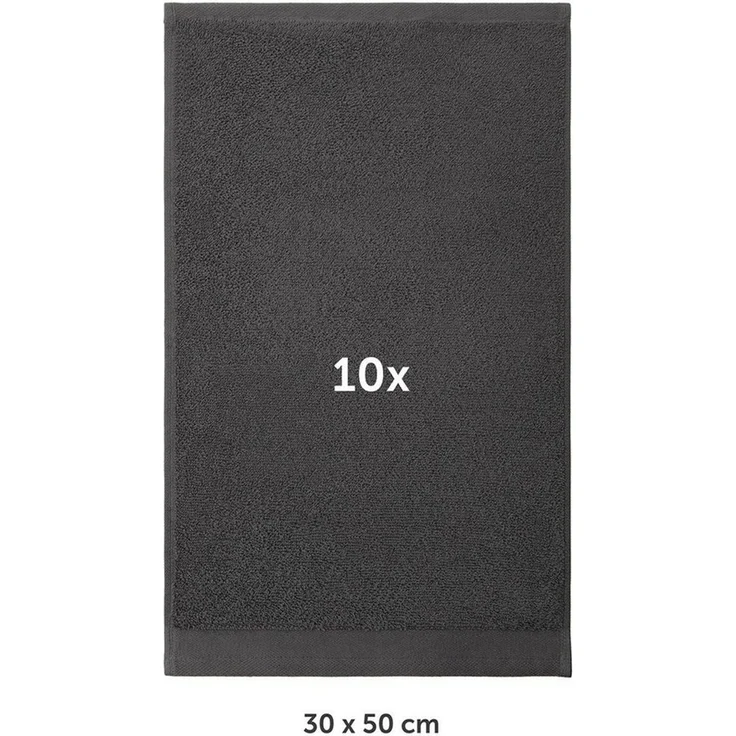 Blumtal Gästehandtücher Premium 30x30cm oder 30x50cm weich und saugstark, Frottee (10-St), 10er (30x50cm), 12er und 24er Set (30x30cm), 100% Baumwolle – Bild 2