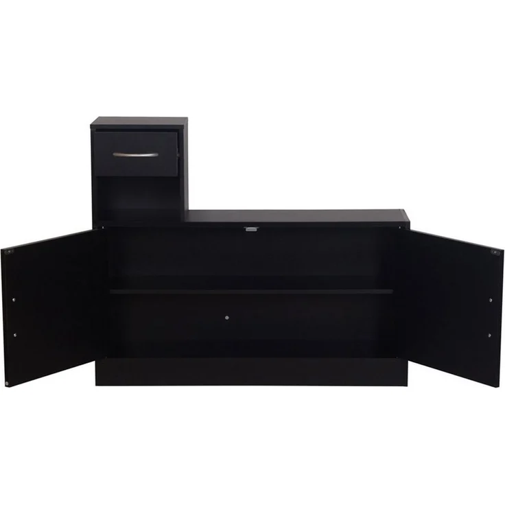 HTI-Living Garderobe Garderobenpaneel mit Spiegel und Schuhschrank Dana Schwarz-Baumscheibe (Set, 2 St) – Bild 2