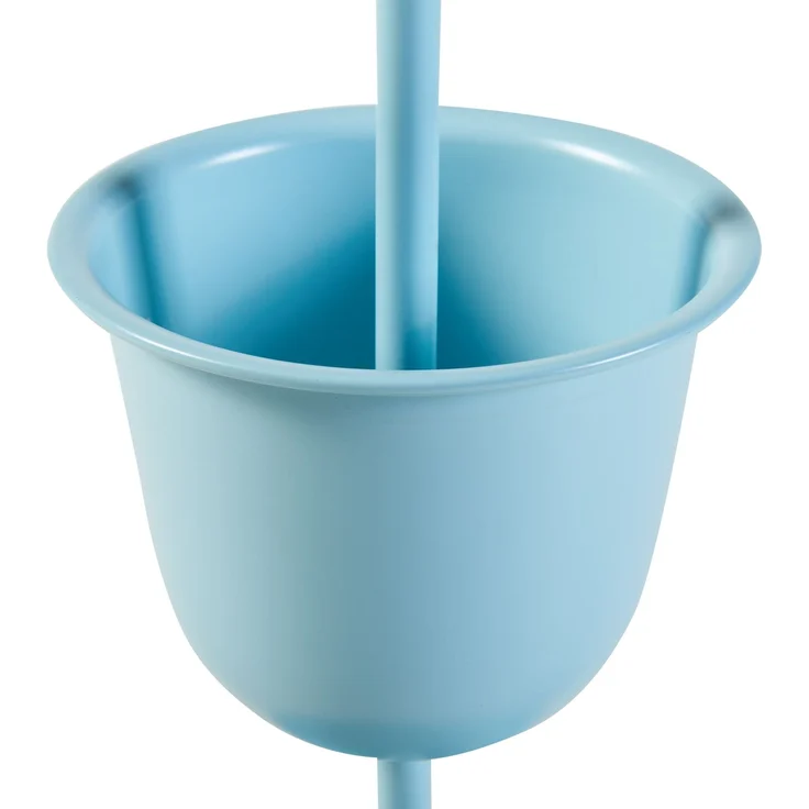 Blumenständer Alphen 2 Töpfe 76,5x26cm Hellblau [en. casa] – Bild 4