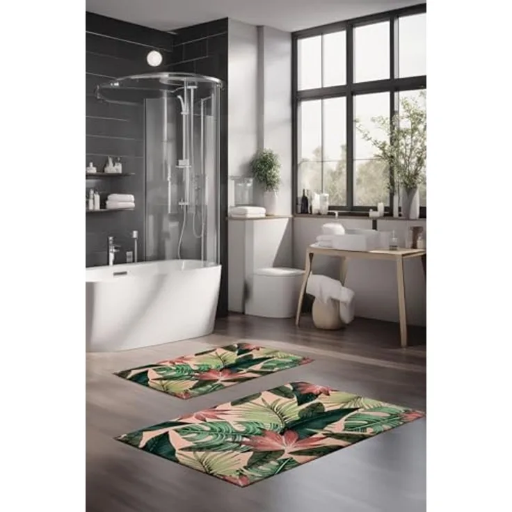 Mijolnir 'CT-5331' Badematten-Set (2-teilig), Mehrfarbig