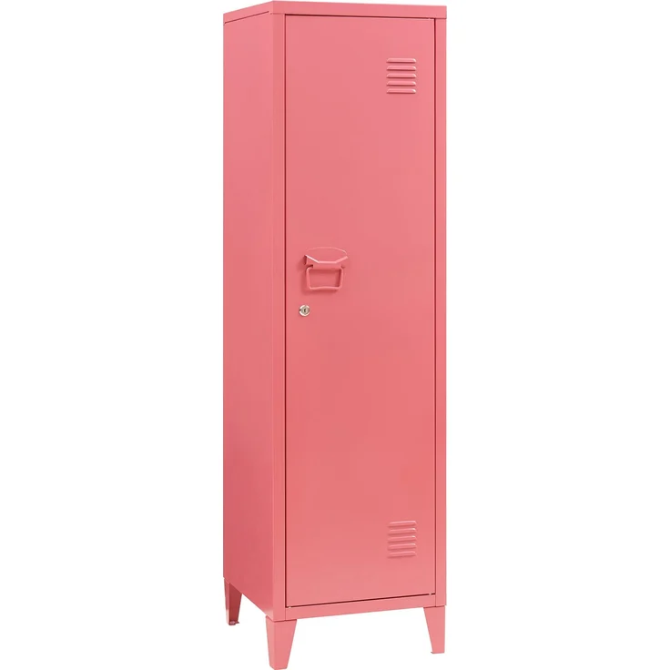 Einzelspind Kurikka 137x38x38 cm Wassermelonenrot [en. casa] – Bild 4