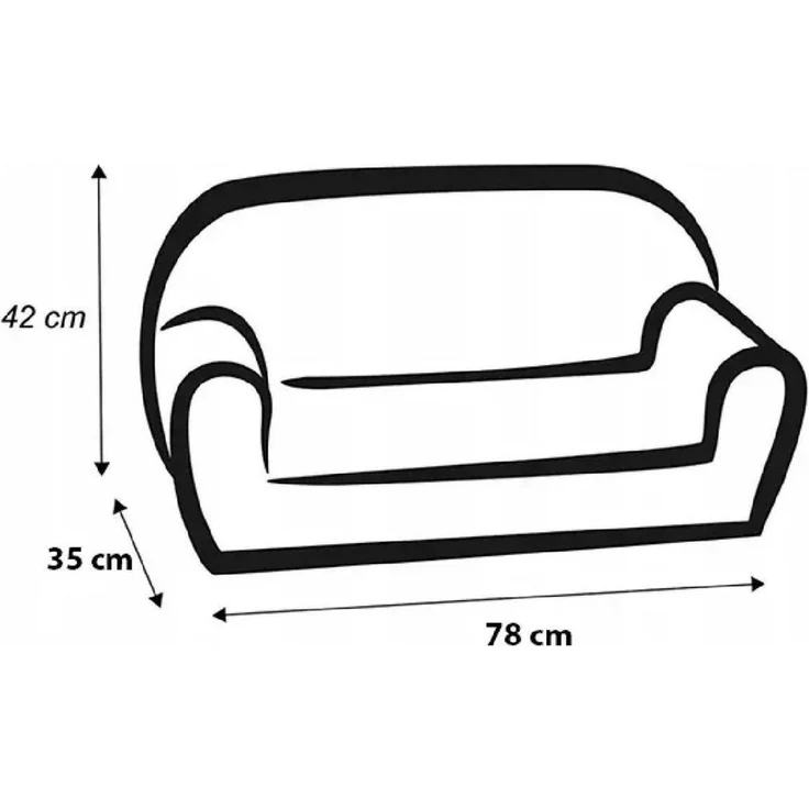 yourhouse24 Kindersofa SNUGKIDS Doppelsofa Kindercouch Kindermöbel Sterne – Bild 4