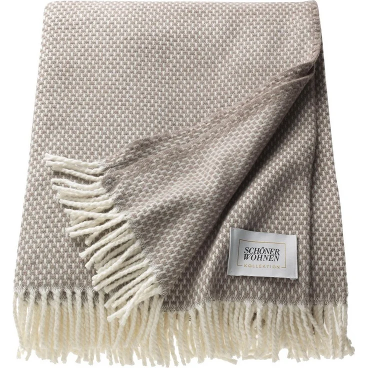 Wohndecke Zen, SCHÖNER WOHNEN-Kollektion, mit Fransen, Kuscheldecke – Bild 1