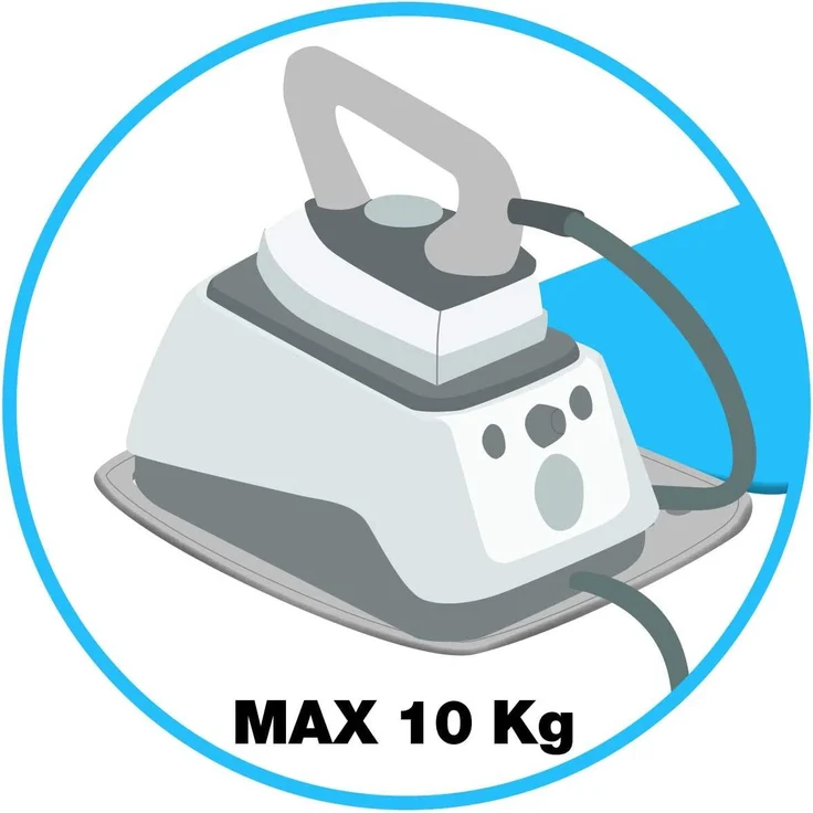 Gimi Golden Bügeltisch, Metall, Weiß, 154 x 45 x 93 cm, farblich sortiert – Bild 5