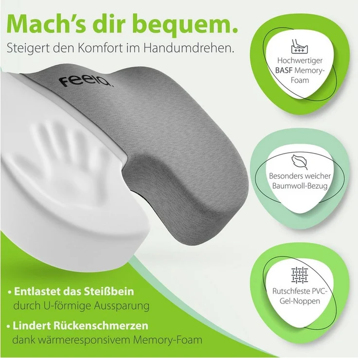 feela Sitzkissen 202 101, Orthopädisches Sitzkissen – Bild 3