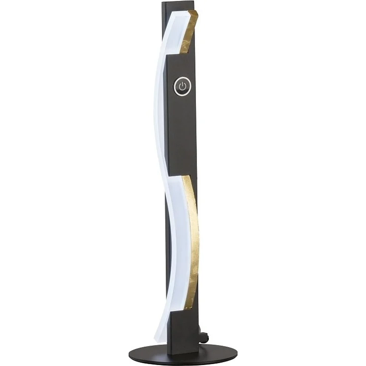 Fischer & Honsel 50702 LED Tischleuchte Bridge sandschwarz goldfarben CCT steuerbar – Bild 2