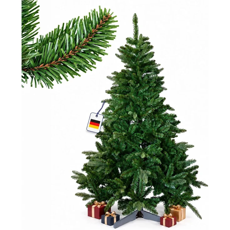 Relaxdays Künstlicher Weihnachtsbaum Nordmanntanne – Bild 1