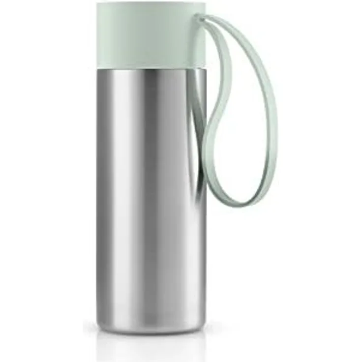 Eva Solo Isolierbecher To Go Cup, Thermobecher, Edelstahl, Kunststoff, Sage, 350 ml, 567045
