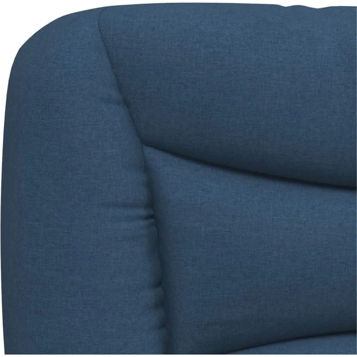 vidaXL Kopfteil-Kissen Blau 180 cm Stoff 374606 – Bild 4
