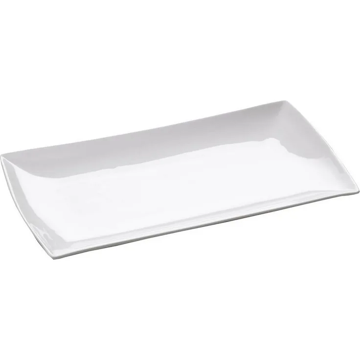 Platte 30 x 17 cm eckig / Maxwell & Williams / White Basics / EAST MEETS WEST / Teller / Servierplatte