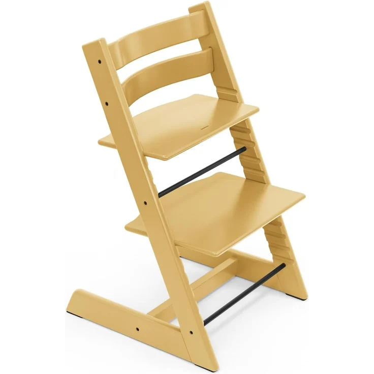 Stokke 'Tripp Trapp' Hochstuhl, Sunflower Yellow, höhenverstellbar, Buche massiv, bis 136 kg – Bild 1