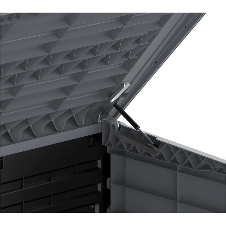VCM Mülltonnenbox Duramax 921128 Grau 145 x 125 x 83 cm – Bild 3