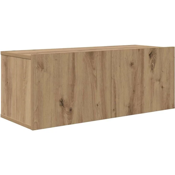 vidaXL TV-Schrankset Wandmontiert 6 pcs Artisan-Eiche Holzwerkstoff 3393476 – Bild 5
