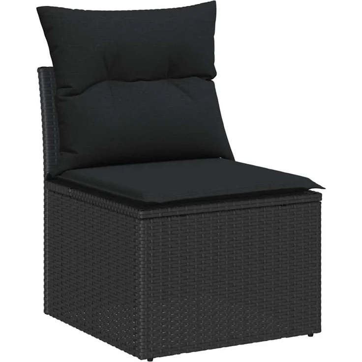 vidaXL Sofa Set 8 stk. Schwarz 55 x 55 x 37 cm 3346633 – Bild 5