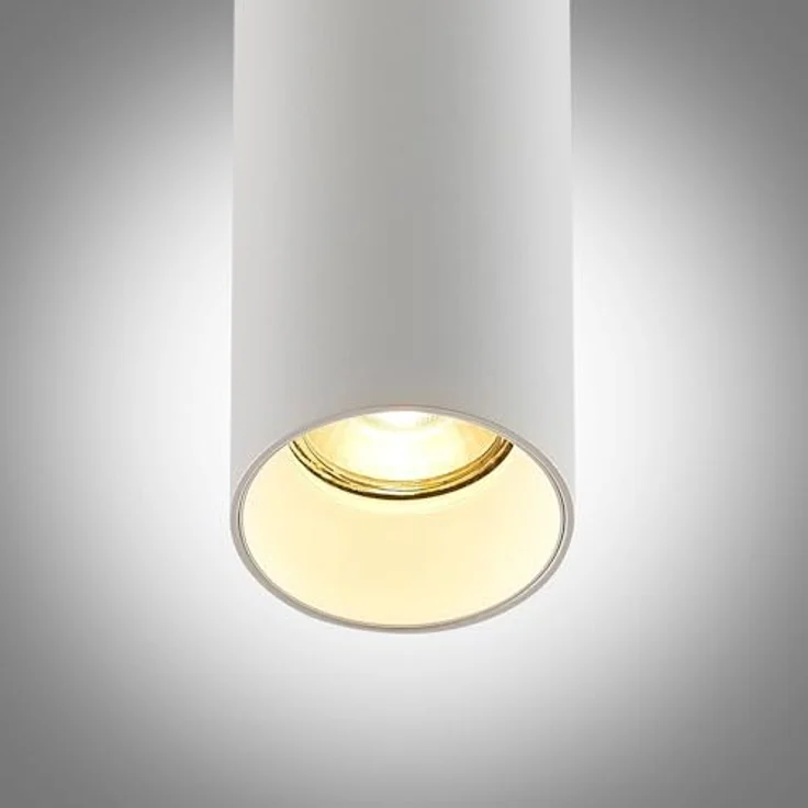 ARCCHIO Ejona Pendelleuchte, Höhe 15 cm, weiß, Aluminium, GU10 Fassung, mit 2 Reflektoren – Bild 6
