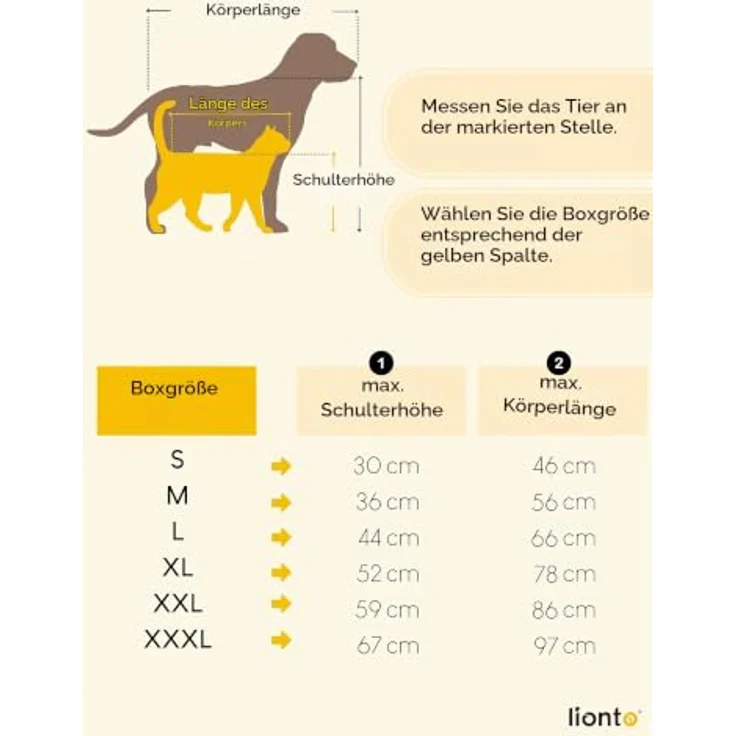 lionto Hundetransportbox, Faltbar, für Reise & Auto, 101x69x70 cm, Beige | Stabile Hundebox aus Stoff mit Netzfenstern, Tragegriffen, weicher Decke & Taschen, für Katzen & Hunde bis 25 kg geeignet – Bild 6