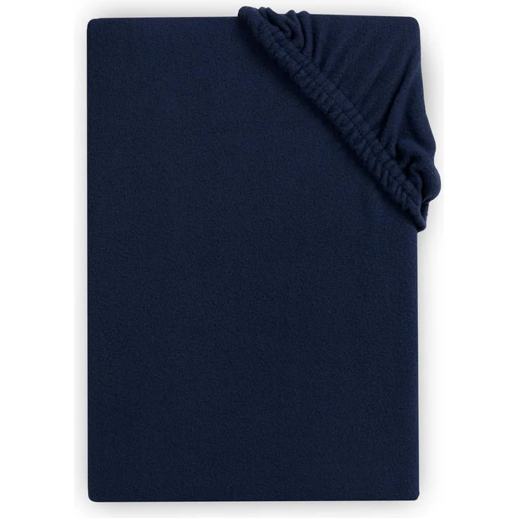 Carpe Sonno Boxspring-Spannbettlaken, Blau, Mikroflausch, 200x220 cm, Oeko-Tex® Standard 100, bügelfrei, Rundumgummi