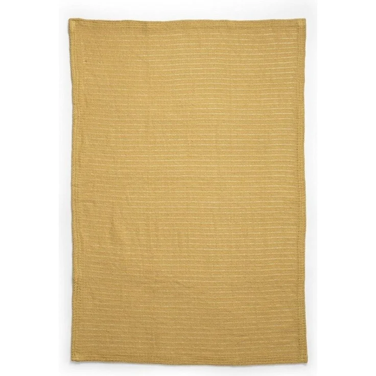 Babydecke Strickdecke - Gold, Elodie – Bild 2