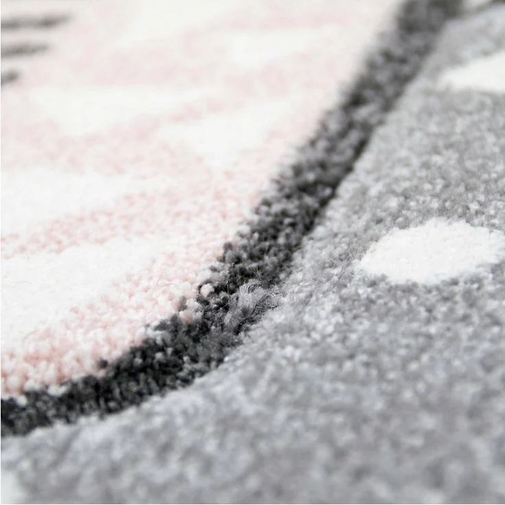 Carpetia Kinderteppich Verspieltes Motivdesign, rechteckig, Höhe: 13 mm, pflegeleicht, strapazierfähig, handgearbeiteter Konturenschnitt – Bild 3