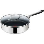 Tefal Jamie Oliver E31432 Schmorpfanne Edelstahl mit Deckel 25cm 3,2L