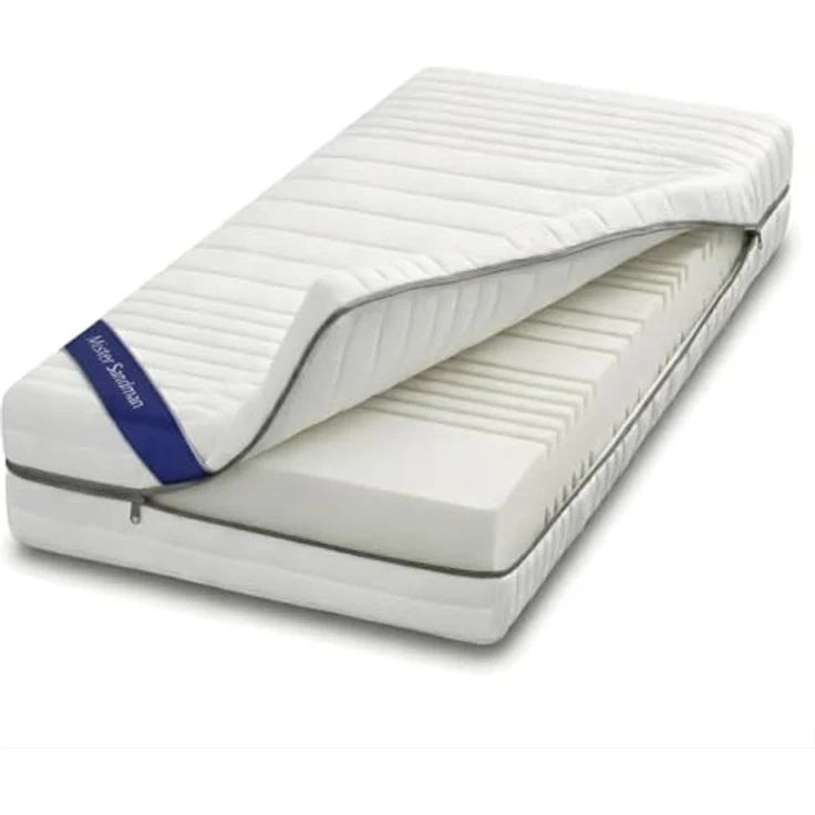 Mister Sandman Kaltschaummatratze 120x200 cm – Wendematratze H2/H3, 7-Zonen, 25 cm Höhe, atmungsaktiv, Waschbar Bezug, allergikergeeignet – Bild 1