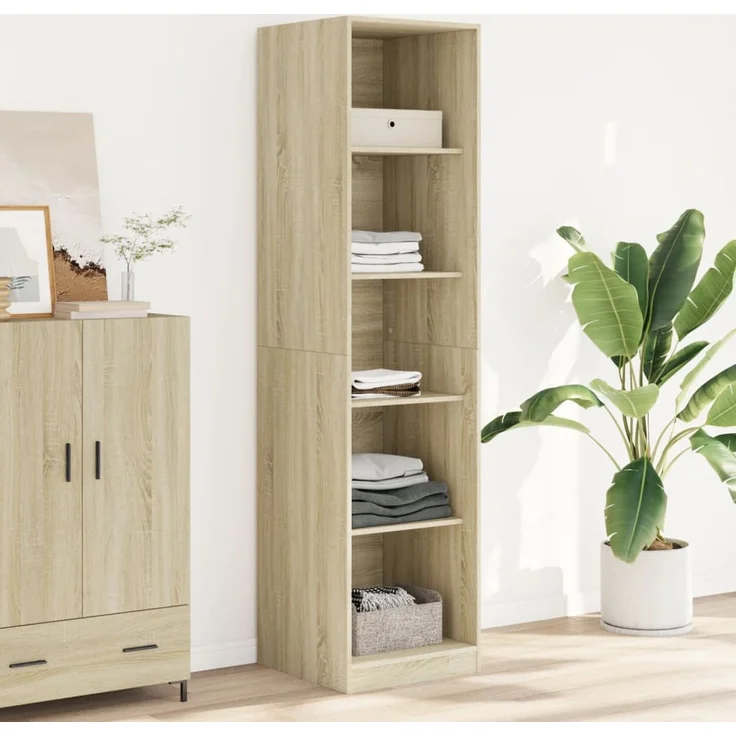 vidaXL Kleiderschrank Sonoma-Eiche 50x50x200 cm Holzwerkstoff 3307713 – Bild 1