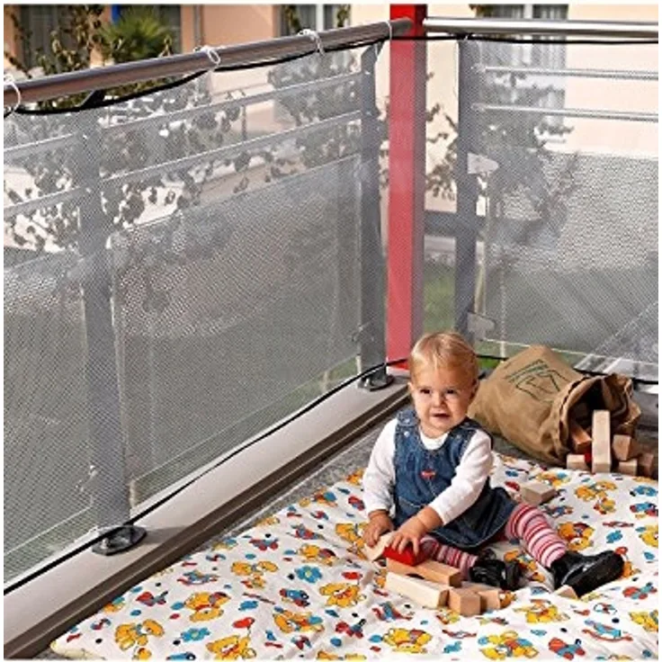 reer Balkon-Netz, Schutz-Netz für den Außen-Bereich, 294x94 cm