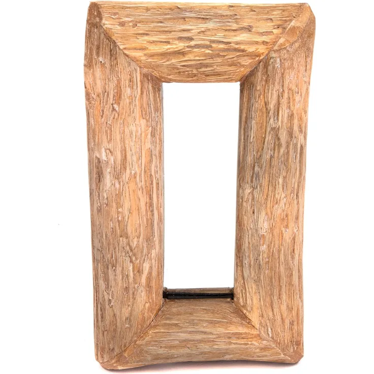 Wandspiegel Base B 35x20 cm, Massivholz naturfarben