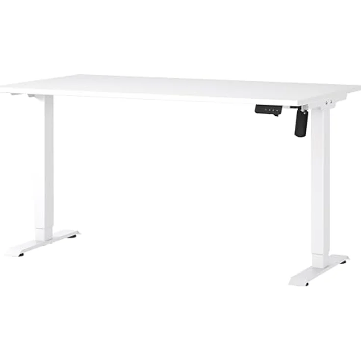 Germania Schreibtisch 8023-84, in Weiß, elektr. höhenverstellbar, 140 x 119 x 80 cm (BxHxT) – Bild 2