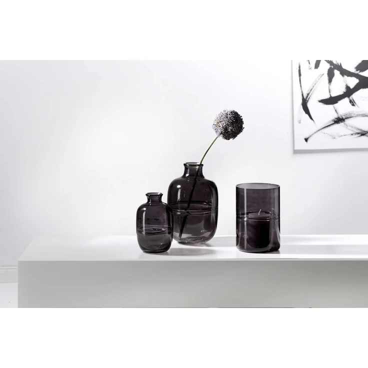 Ritzenhoff & Breker Larissa Vase 26 cm 2er Set anthrazit/braun – Bild 2