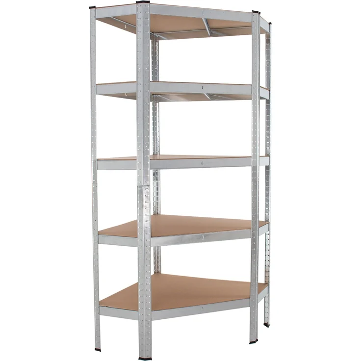 Regalsystem 3-teilig - 1x Eckregal 180x75x75x30x30 cm & 2x Lagerregal 180x90x30 cm 2625 kg – Bild 5