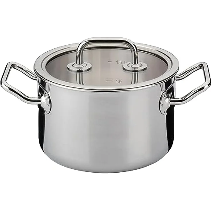 Kochtopf mit Glasdeckel BRIGADE BASIC 16 cm – Bild 2