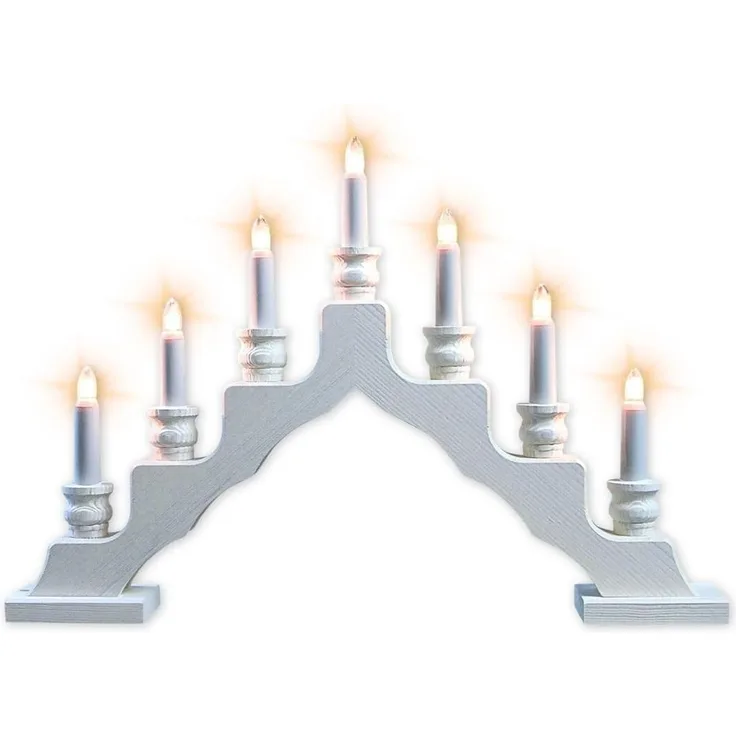 Weigla LED Lichterbogen Schwede, Made in Germany (1-tlg), 7-flammig