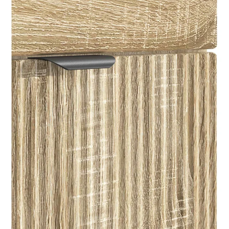 vidaXL Waschbeckenschrank Sonoma-Eiche 54 x 41 x 100 cm Holzwerkstoff 3404224 – Bild 9