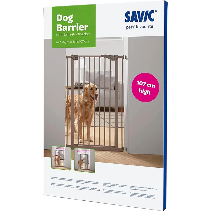 Savic Dogdoor with lattice 107 CM Grey – Bild 5