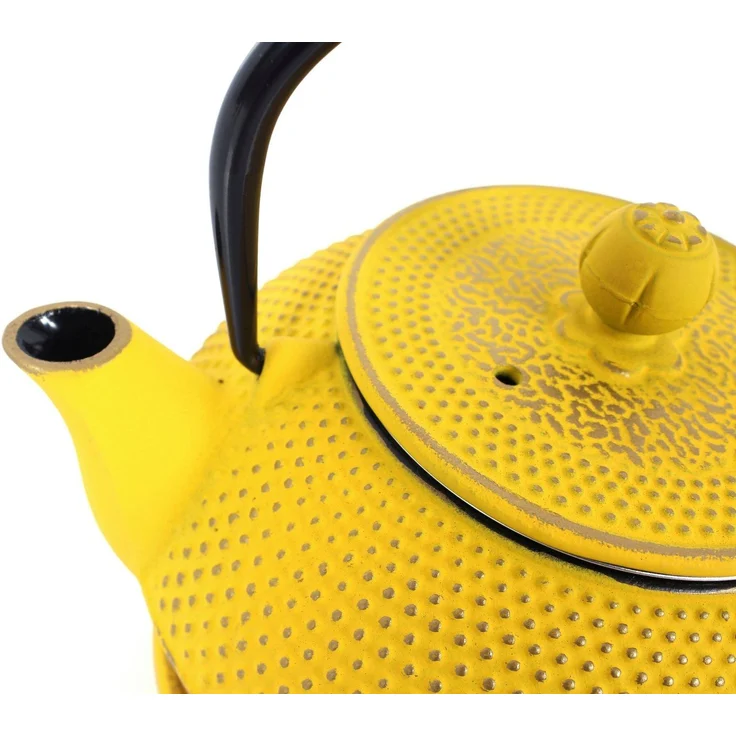 ECHTWERK Teeservice (4-tlg), 2 Personen, Gusseisen, Vintage-Design, 0,8 L, Gusseisen, abnehmbares Sieb – Bild 3