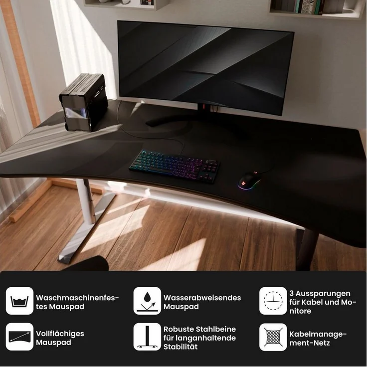 Arozzi Gamingtisch Arena – Bild 3